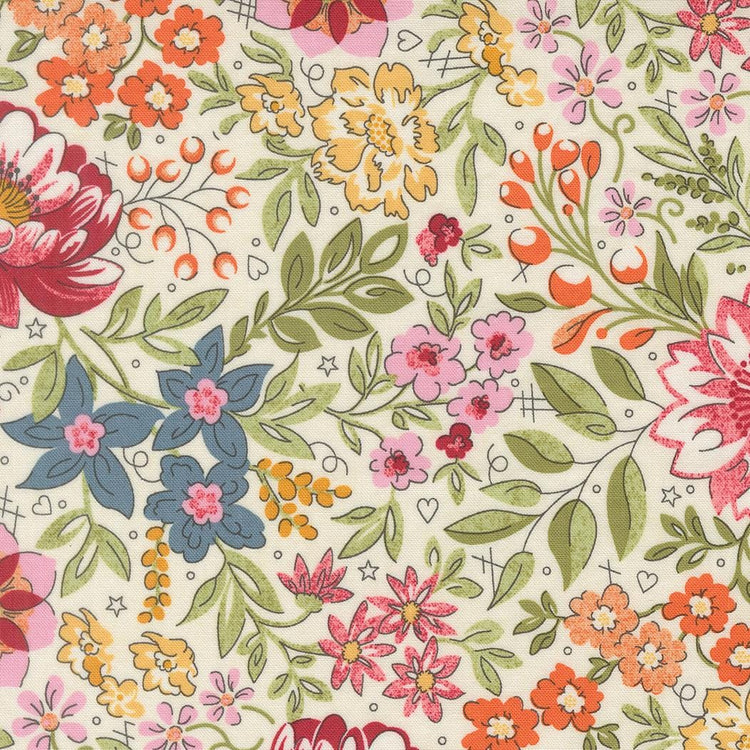 Fieldrush Covent Opal Covent Florals by BasicGrey for Moda Fabrics - 30780 11