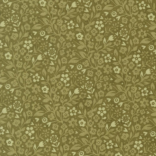 Fieldrush Ivy Florals Basil by BasicGrey for Moda Fabrics - 30783 13