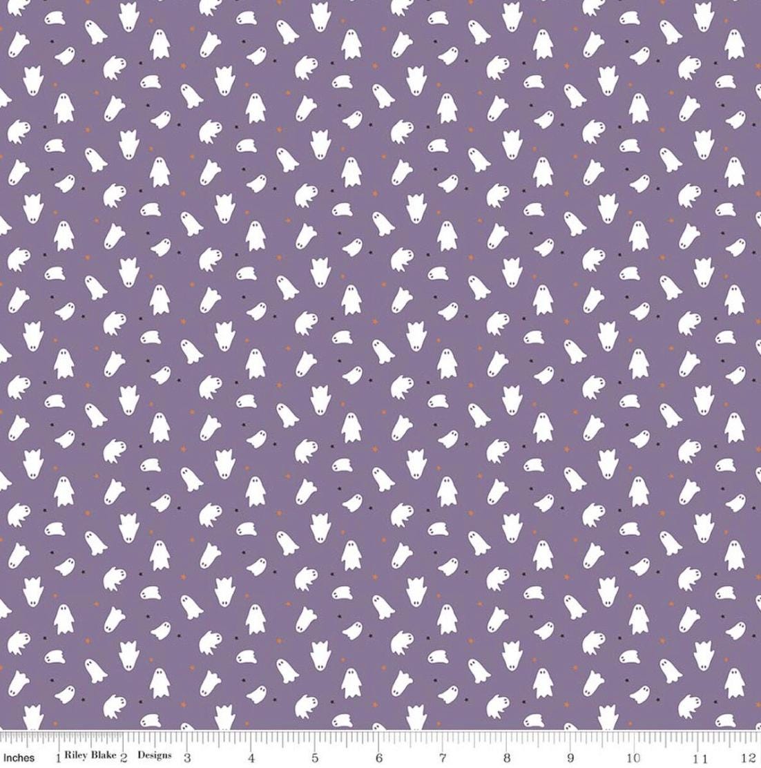 Seasonal Basics Ghosts Purple by The RBD Designers for Riley Blake Designs - C772-PURPLE