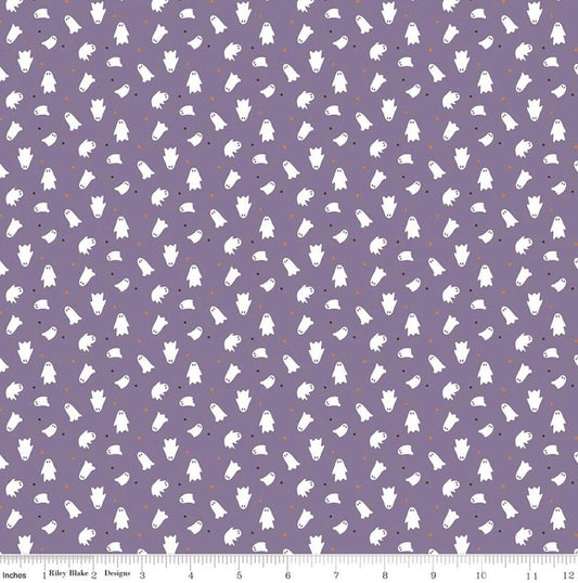 Seasonal Basics Ghosts Purple by The RBD Designers for Riley Blake Designs - C772-PURPLE