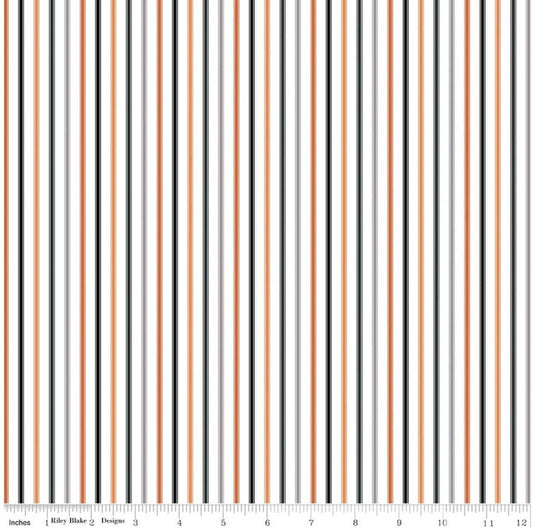 Seasonal Basics Ticking Stripe Halloween by The RBD Designers for Riley Blake Designs - C775-HALLOWEEN