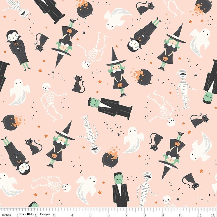 Frank and Friends Main Pink by My Mind's Eye for Riley Blake Designs - C17470-PINK