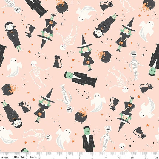 Frank and Friends Main Pink by My Mind's Eye for Riley Blake Designs - C17470-PINK