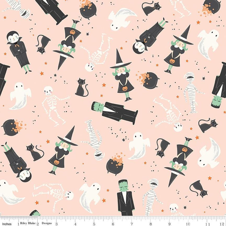 Frank and Friends Main Pink by My Mind's Eye for Riley Blake Designs - C17470-PINK