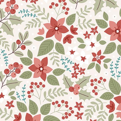 Holly & Hearth Yule Birch by Shelly Cavanna for Benartex Fabrics - 17260-07