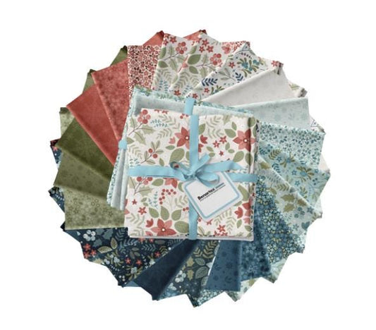 Holly & Hearth Fat Quarter Bundle by Benartex Studio for Benartex - FQHLYPK (21 pieces)