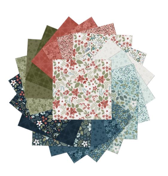 Holly & Hearth 10x10 Pack by Benartex Studio for Benartex Fabrics - HLY10PK