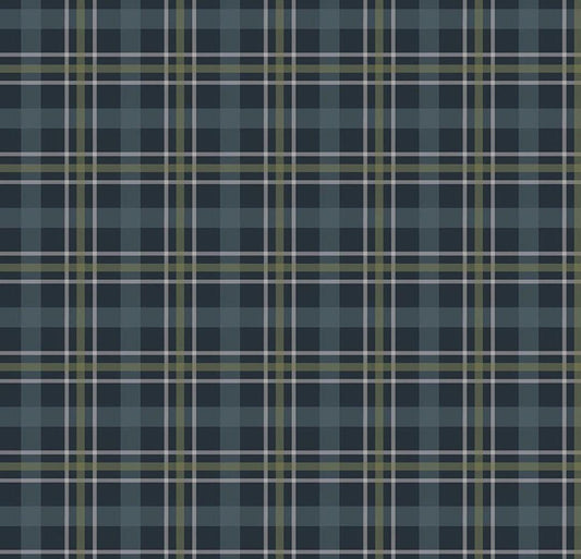 Flannel Cretaceous Plaid Navy by Amanda Niederhauser for Riley Blake Designs - F17506-NAVY