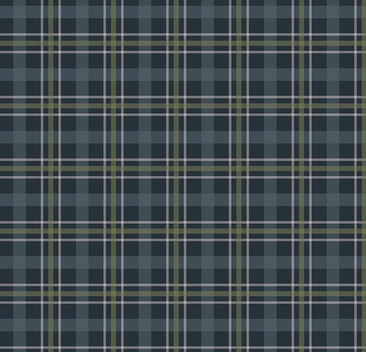 Flannel Cretaceous Plaid Navy by Amanda Niederhauser for Riley Blake Designs - F17506-NAVY