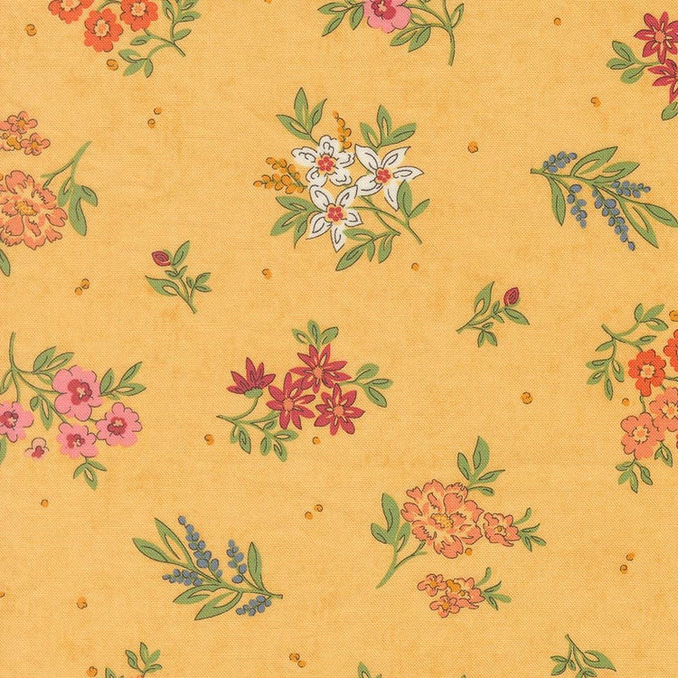 Fieldrush Camellia Florals Sunshine by BasicGrey for Moda Fabrics - 30782 14