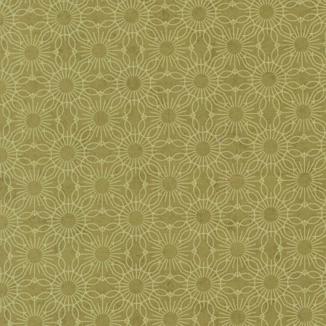 Fieldrush Jasmine Blenders Medallion Dot Moss by BasicGrey for Moda Fabrics - 30784 13