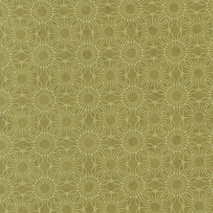Fieldrush Jasmine Blenders Medallion Dot Moss by BasicGrey for Moda Fabrics - 30784 13