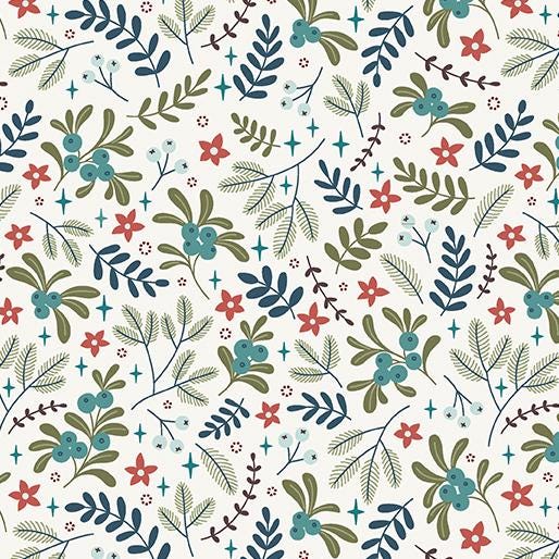 Holly & Hearth Hearth Birch by Shelly Cavanna for Benartex Fabrics - 17261-07