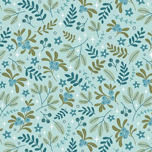 Holly & Hearth Hearth Frost by Shelly Cavanna for Benartex Fabrics - 17261-24