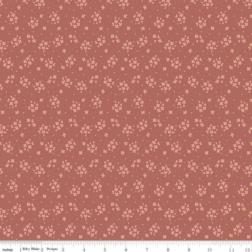 Rosewood Posy Dusty Rose by Jessica Chertkow for Riley Blake Designs - C17495-DUSTYROSE