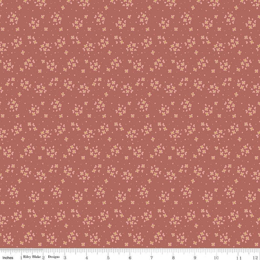 Rosewood Posy Dusty Rose by Jessica Chertkow for Riley Blake Designs - C17495-DUSTYROSE