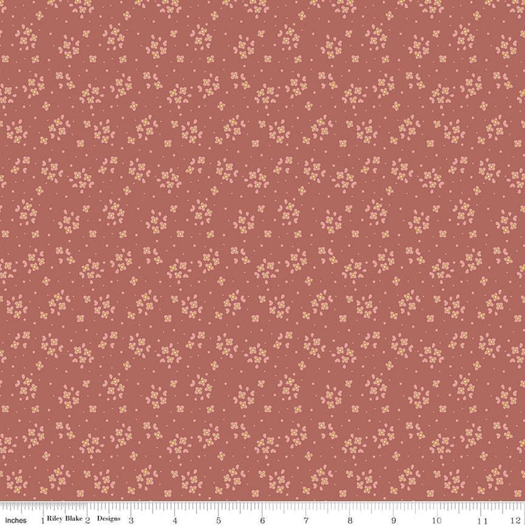 Rosewood Posy Dusty Rose by Jessica Chertkow for Riley Blake Designs - C17495-DUSTYROSE