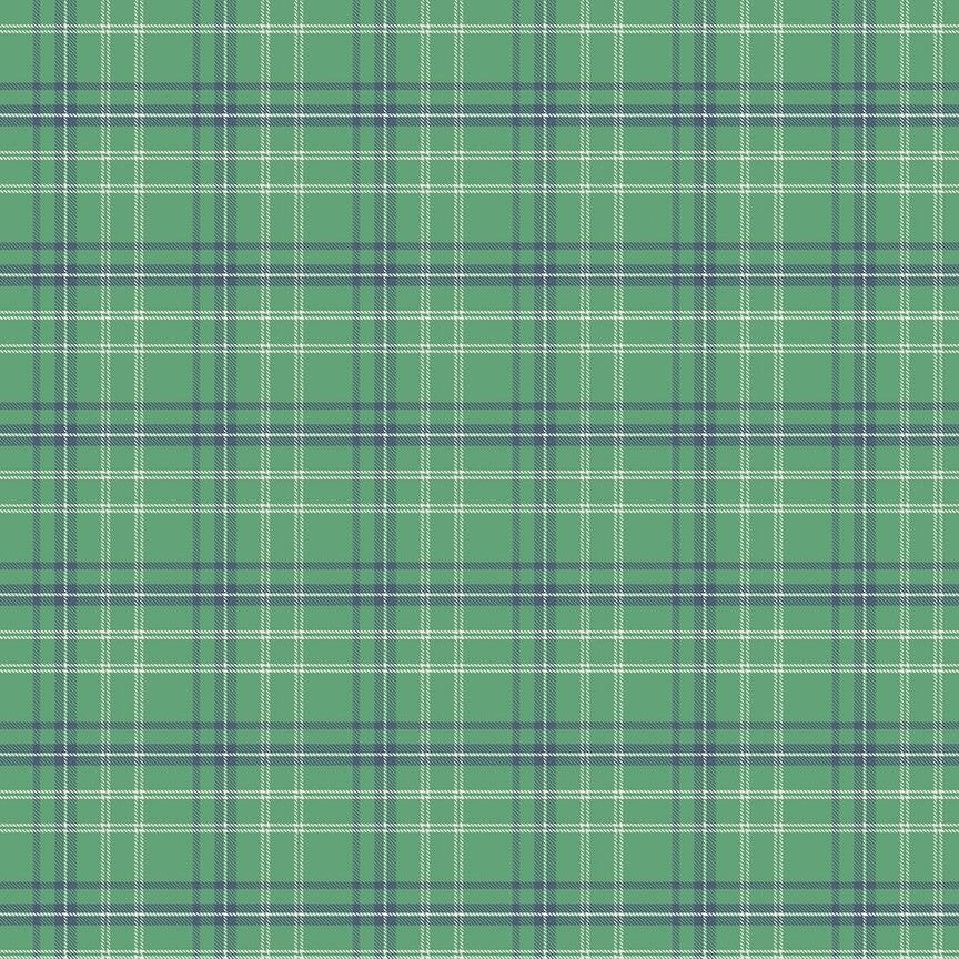 Happy Haven Plaid Green by Shawn Wallace for Riley Blake Designs - C17625-GREEN