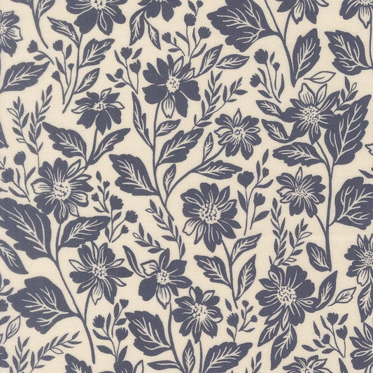 True Love Romance Blooms Florals Cream by Lella Boutique for Moda Fabrics - 5260 21