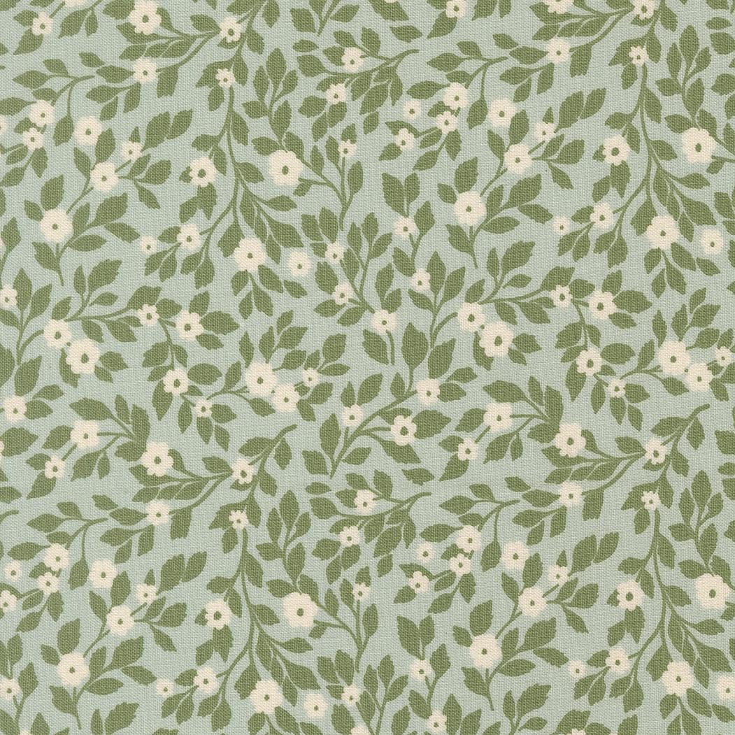 True Love Daydream Posies Florals Robins Egg by Lella Boutique for Moda Fabrics - 5261 14