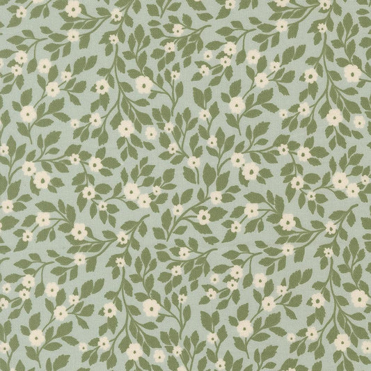 True Love Daydream Posies Florals Robins Egg by Lella Boutique for Moda Fabrics - 5261 14