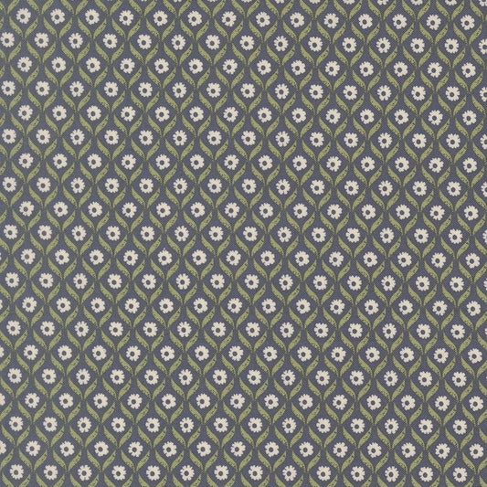 True Love Daydream Wall Flower Florals Twilight by Lella Boutique for Moda Fabrics - 5262 13