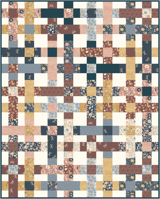 Hashtag Quilt Kit with Orchard Season fabric by Cloud 9 - quilt kit with pattern