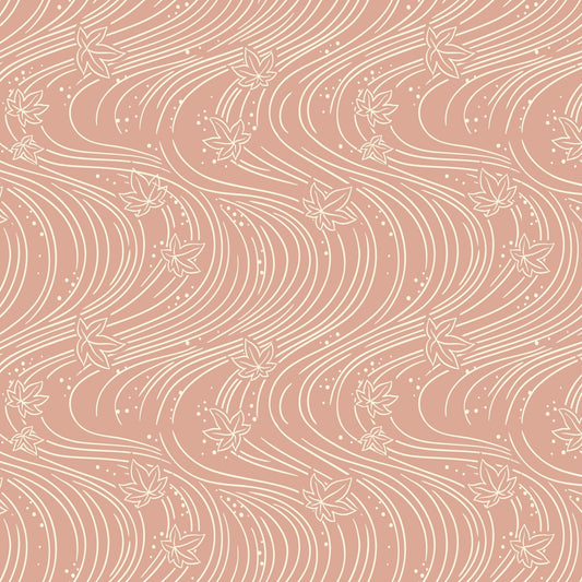 The Orchard Season Maple Currents in Dusty Rose by House of Haricot for Cloud9 Fabric - 228901