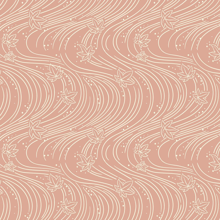 The Orchard Season Maple Currents in Dusty Rose by House of Haricot for Cloud9 Fabric - 228901