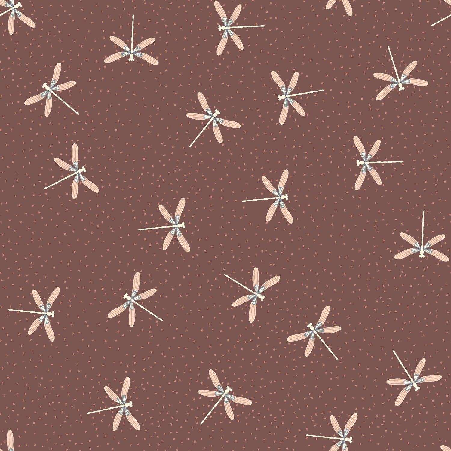 The Orchard Season Garden Gliders in Cocoa by House of Haricot for Cloud9 Fabric - 228904