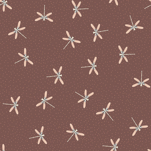 The Orchard Season Garden Gliders in Cocoa by House of Haricot for Cloud9 Fabric - 228904