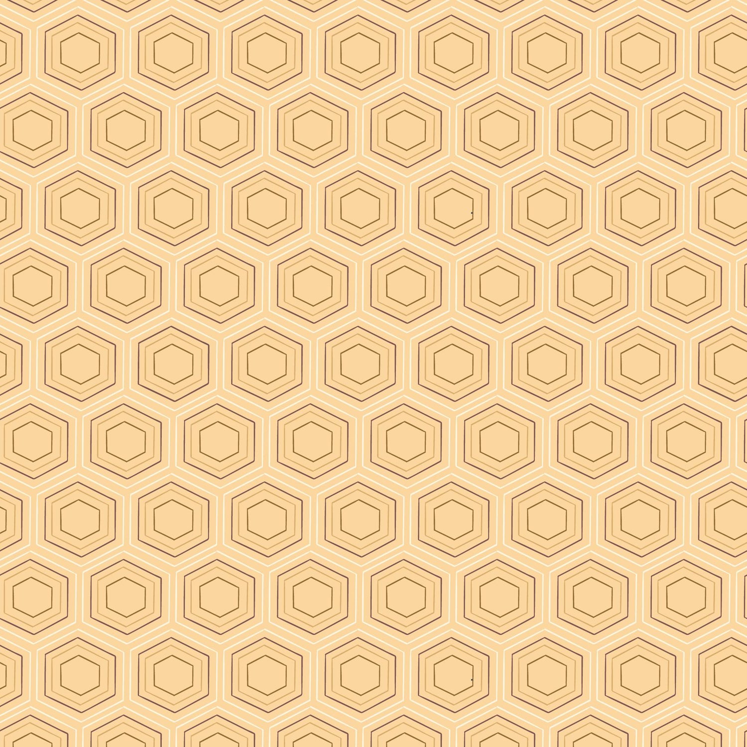 The Orchard Season Honeycomb Dreams in Gold by House of Haricot for Cloud9 Fabric - 228912