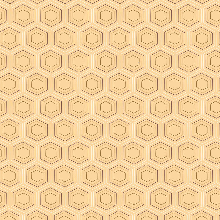 The Orchard Season Honeycomb Dreams in Gold by House of Haricot for Cloud9 Fabric - 228912