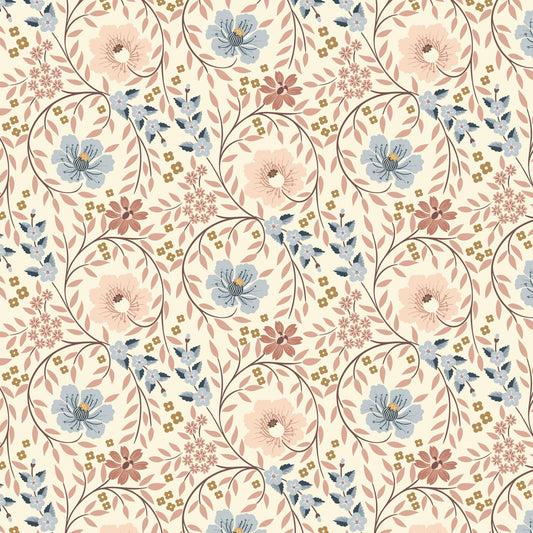 The Orchard Season Forest Wander in Ivory by House of Haricot for Cloud9 Fabric - 228915