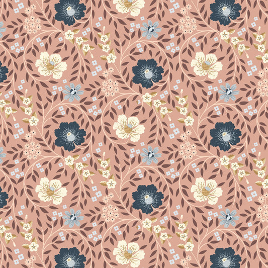 The Orchard Season Forest Wander in Dusty Rose by House of Haricot for Cloud9 Fabric - 228917