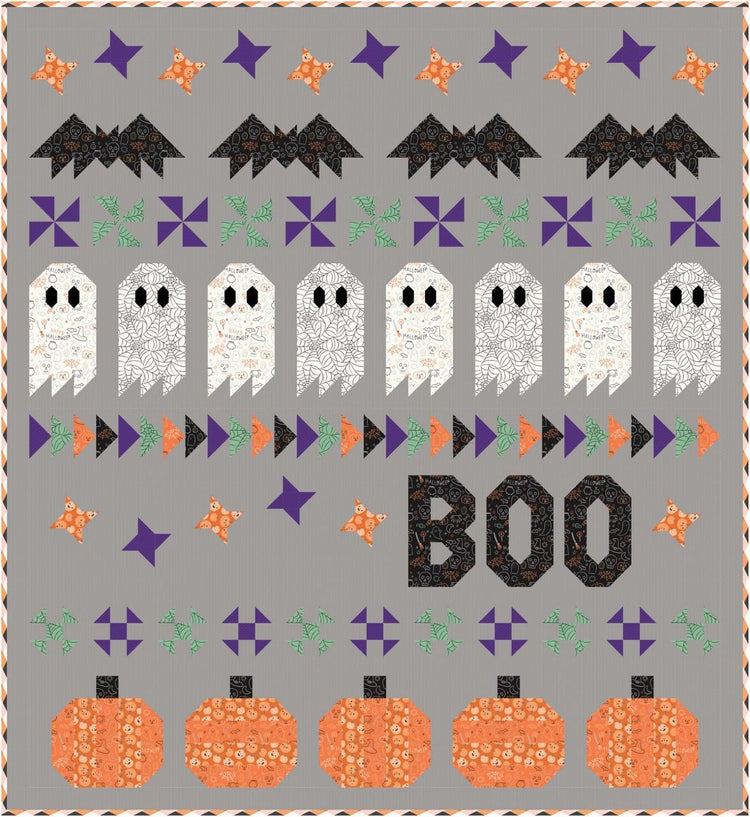 Spellbound Quilt Kit with Frank and Friends fabric by Riley Blake Designs - quilt kit with pattern