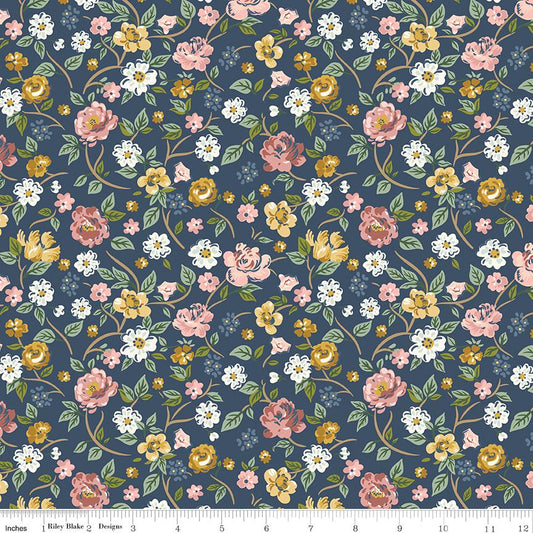 Rosewood Garden Stroll Oxford by Jessica Chertkow for Riley Blake Designs - C17490-OXFORD