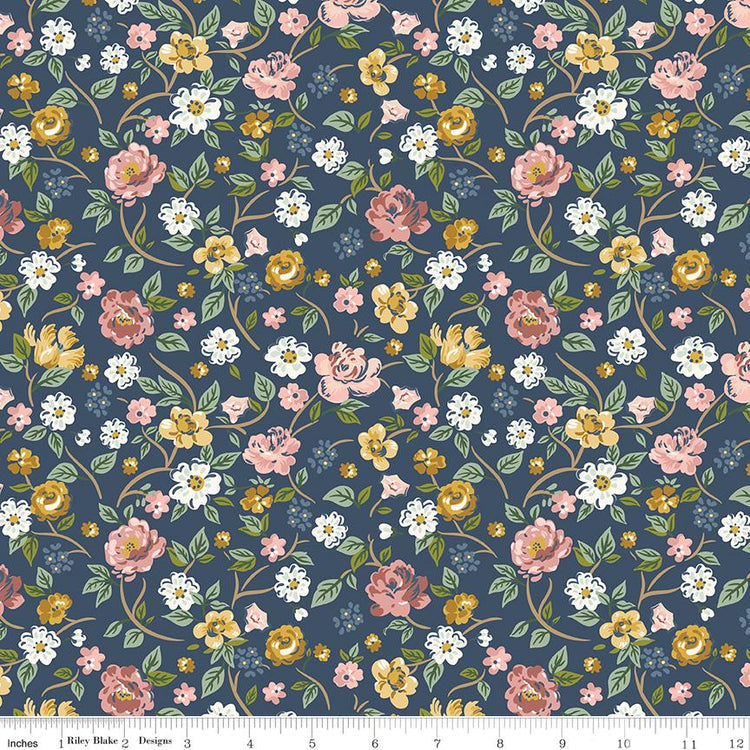 Rosewood Garden Stroll Oxford by Jessica Chertkow for Riley Blake Designs - C17490-OXFORD