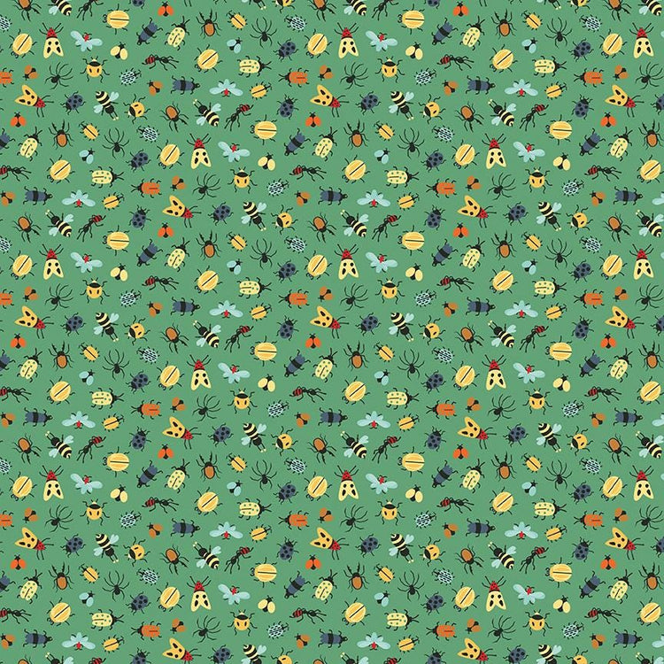 Happy Haven Bug Life Green by Shawn Wallace for Riley Blake Designs - C17623-GREEN