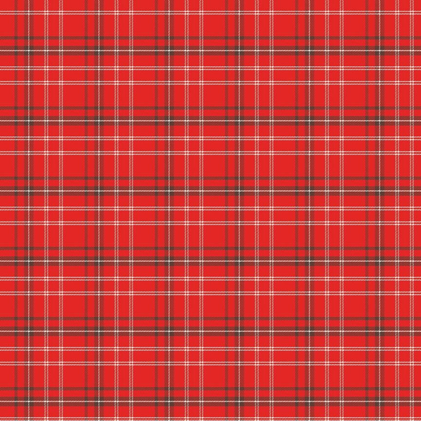 Happy Haven Plaid Red by Shawn Wallace for Riley Blake Designs - C17625-RED