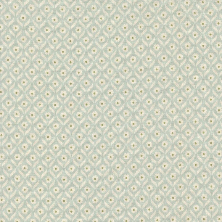True Love Daydream Wall Flower Florals Robins Egg by Lella Boutique for Moda Fabrics - 5262 14