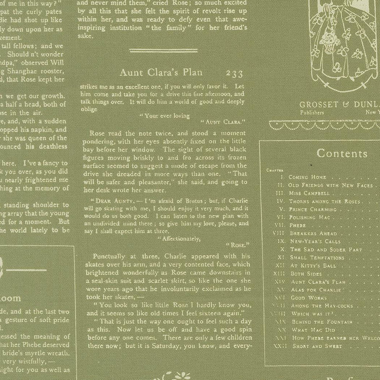 True Love Alcott Text Text and Words Fern by Lella Boutique for Moda Fabrics - 5263 15