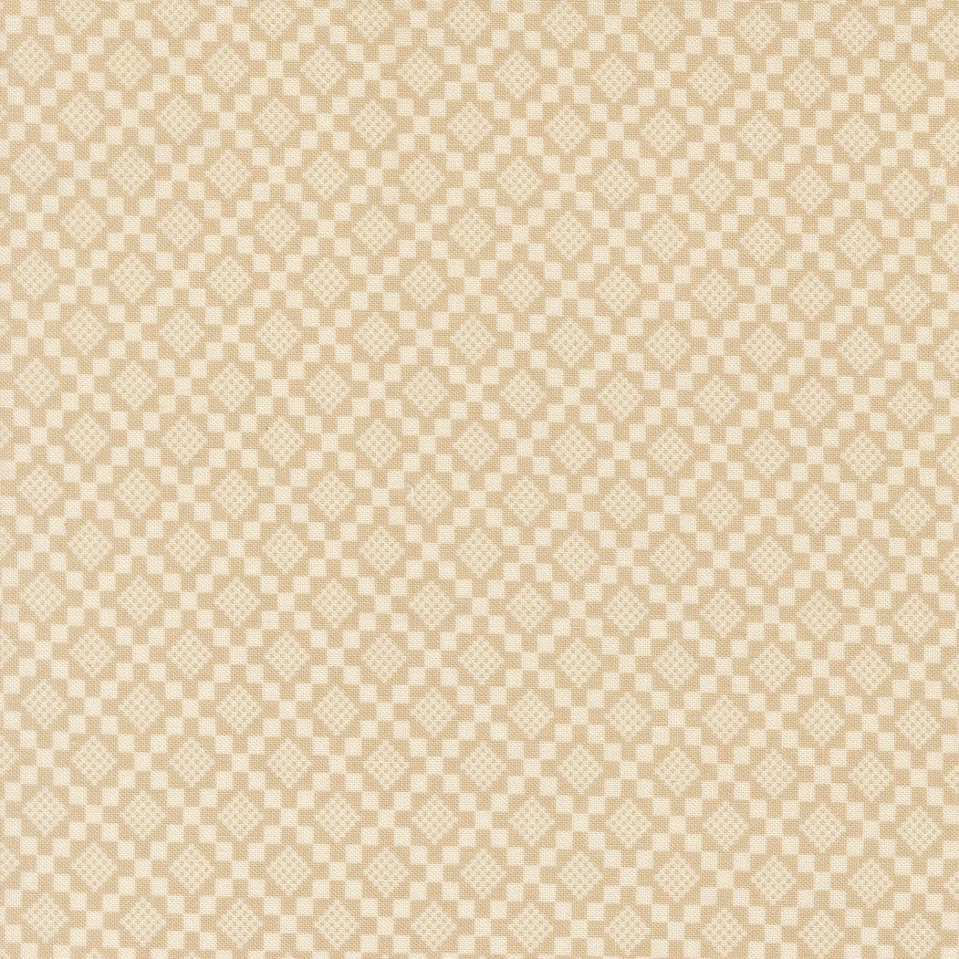 True Love Checkmate Blenders Oatmeal by Lella Boutique for Moda Fabrics - 5265 12