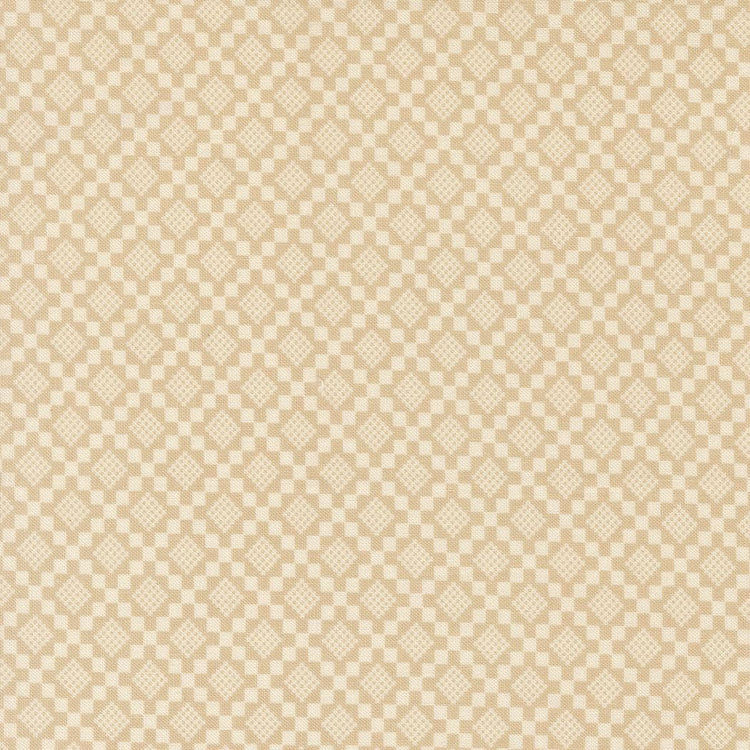 True Love Checkmate Blenders Oatmeal by Lella Boutique for Moda Fabrics - 5265 12