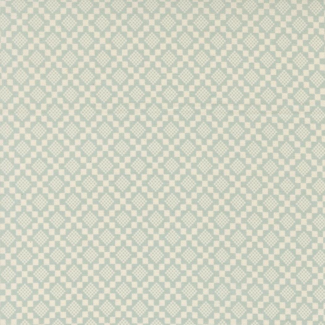 True Love Checkmate Blenders Robins Egg by Lella Boutique for Moda Fabrics - 5265 14