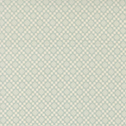 True Love Checkmate Blenders Robins Egg by Lella Boutique for Moda Fabrics - 5265 14