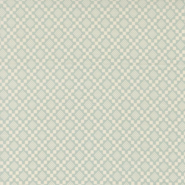 True Love Checkmate Blenders Robins Egg by Lella Boutique for Moda Fabrics - 5265 14