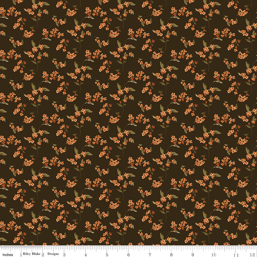 Bountiful Bittersweet Mocha by Sandy Gervais for Riley Blake Designs - C17865-MOCHA