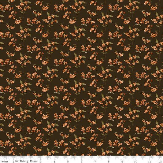 Bountiful Bittersweet Mocha by Sandy Gervais for Riley Blake Designs - C17865-MOCHA
