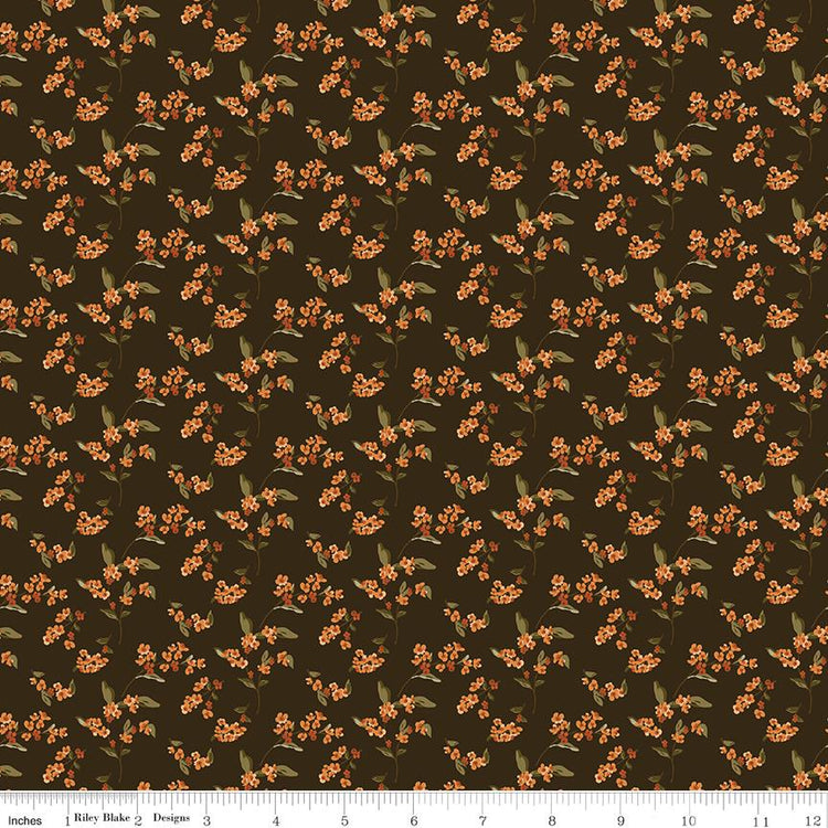 Bountiful Bittersweet Mocha by Sandy Gervais for Riley Blake Designs - C17865-MOCHA